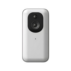 Upgrade Your Home Entryway with Sleek Matte Peony White 3D Wireless Doorbell Featuring Waterproof Design