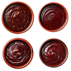 Chipotle BBQ Sauce, Ceramic Bowl, Red Tint