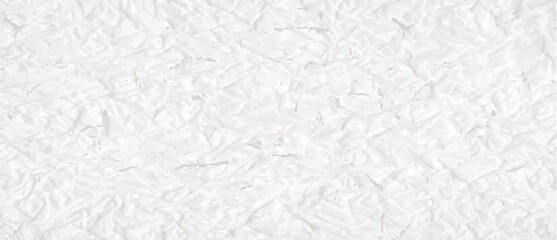 Vector crumpled paper texture in light gray and white tones. Abstract seamless background with a wrinkled sheet effect, resembling mulberry or handmade paper. Perfect for packaging design, backgrounds