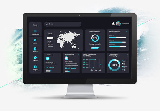 Cyber Security Dashboard Design