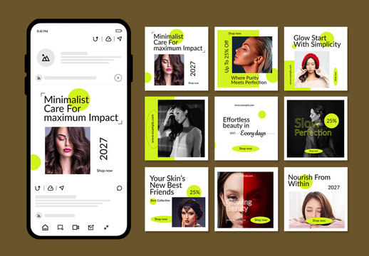 Minimal Fashion Social Media Post Template
