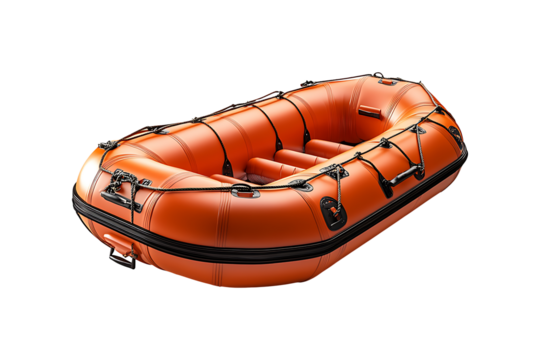 Emergency raft isolated on transparent background
 - Powered by Adobe