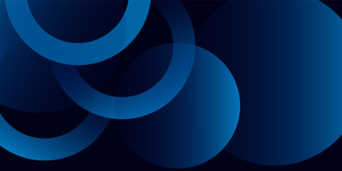 Abstract blue geometric background. Dynamic shapes composition. Vector illustration