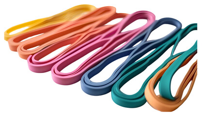paper clips isolated on white
