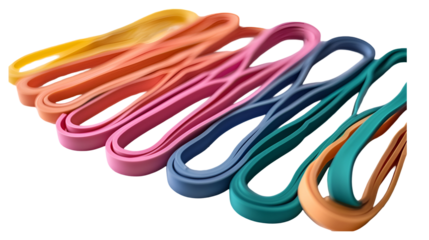 paper clips isolated on white