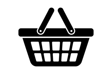 Shopping basket icon market grocery store retail