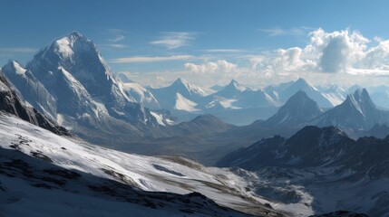 Highaltitude scenery reveals a world untouched by civilization