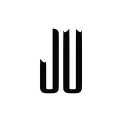 JV monogram logo design letter text name symbol monochrome logotype alphabet character simple logo