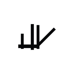 JV monogram logo design letter text name symbol monochrome logotype alphabet character simple logo