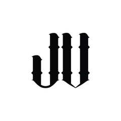 JV monogram logo design letter text name symbol monochrome logotype alphabet character simple logo