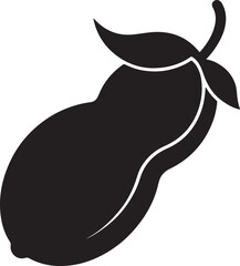 lima bean silhouette, black and white silhouette, vector and illustration