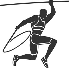 Sportsman silhouette  Fitness and Gym Activity Silhouettes, art vector design