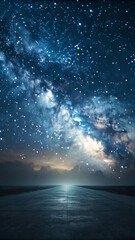 Celestial Minimalist Background with Mystical 3D Design Elements