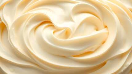 vanilla frosting swirling background
