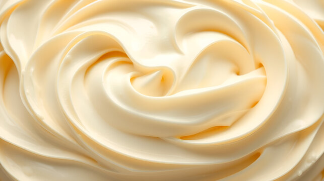 vanilla frosting swirling background