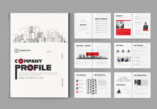 Company Profile Template Layout