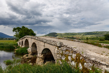Roman Bridge over &Scaron;ujica River in Bosnia and Herzegovina
