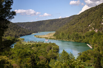Tranquil Mountain Landscape with Water Reflections