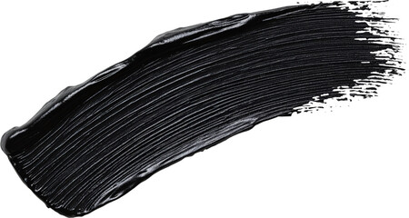 Black Mascara Stroke Texture