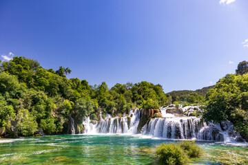 Majestic Krka Waterfalls in Croatia's Natural Beauty