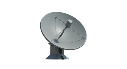 Isolated Satellite Dish Antenna for Communication and Broadcasting