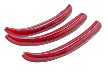 Fresh red kidney beans isolated on clean white background ideal for cooking and meal planning graphics