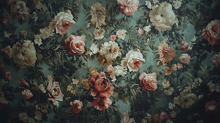 Detailed floral pattern design on textured fabric.