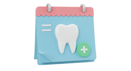 Isolated Calendar Tooth