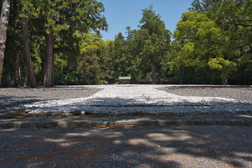 Kodenchi (Site of the Former Shrine Building) at Gekū (Outer Shrine) of Ise Jingu