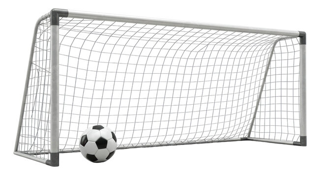 Isolated Soccer Goal