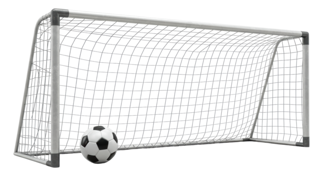 Isolated Soccer Goal
