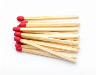 Match at white background