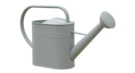 Isolated Grey Watering Can