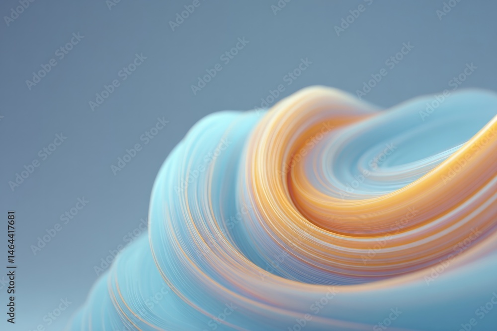 Poster vibrant swirling vortexes capture essence of abstract design on plain background with ample copy spa