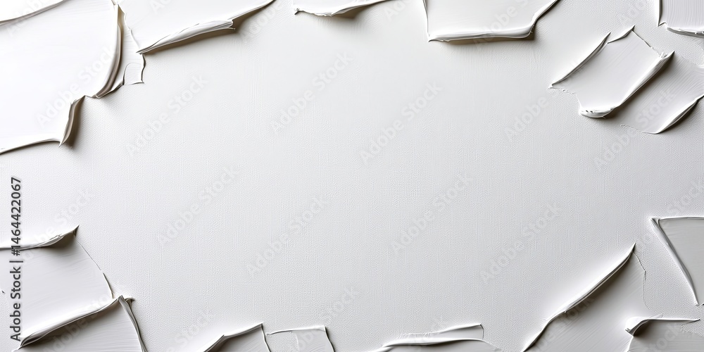 Poster abstract white canvas with texture and brush strokes ideal for background, art projects, and minimal