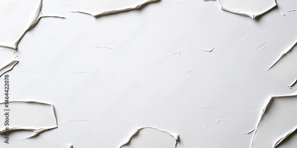 Poster abstract white canvas with texture and brush strokes ideal for background, art projects, and minimal