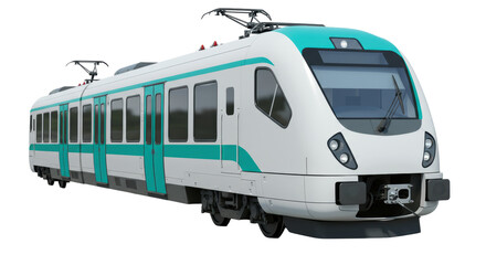 Naklejka premium Isolated Modern Train