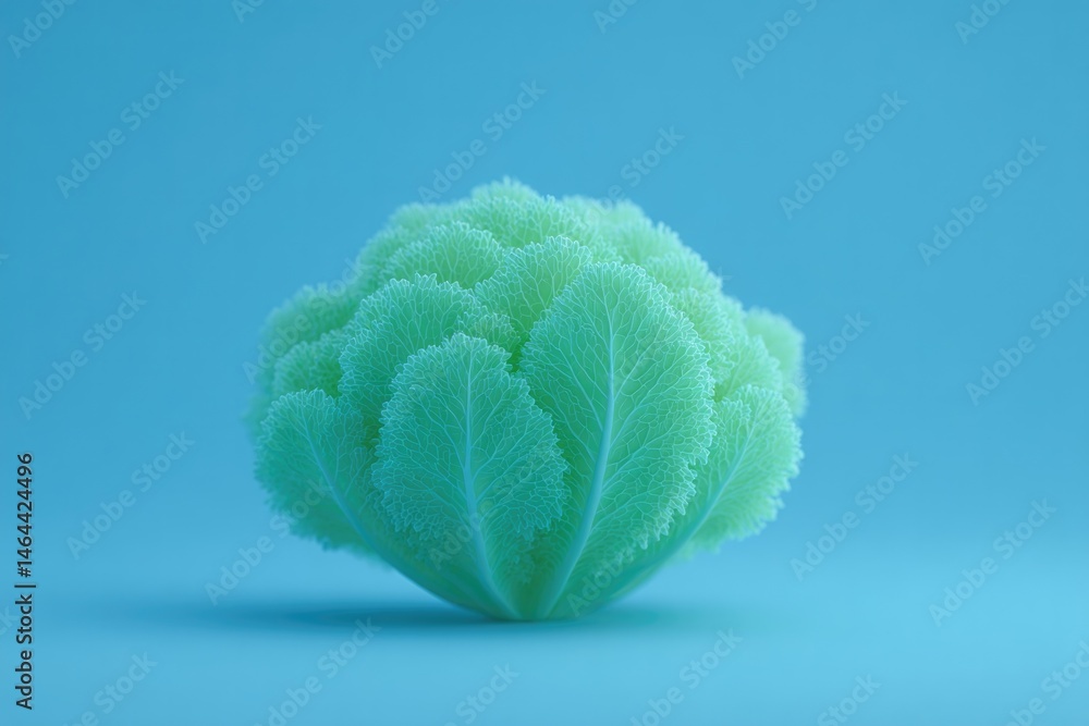 Poster single vibrant vegetable placed precisely in frame center surrounded by ample copy space on clean so