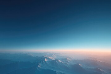 aerial drone shot capturing top-down view of serene landscape featuring vast open space and clear skies creating perfect