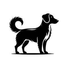 dog silhouette vector
