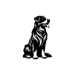 vector illustration of a dog