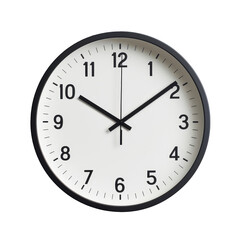 clock isolated on white background