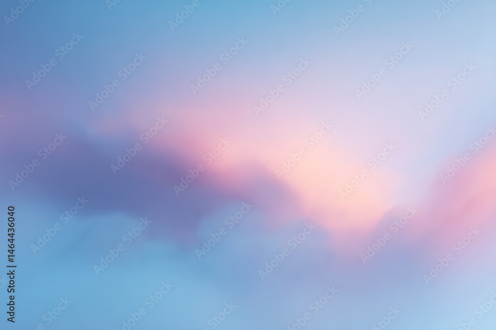 Poster pastel gradient blend with minimalistic composition emphasizing smooth transitions and harmony