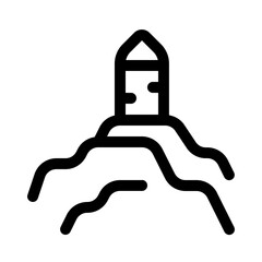 jabal nur icon with line style, perfect for user interface projects