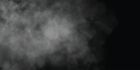 Abstract Background with Gray Smoke and Dark Vapor Elements


