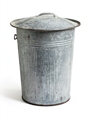 Vintage metal waste bin