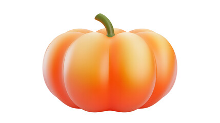 Obraz premium A Vibrantly Rendered Pumpkin Illustration Perfect for Autumn Themes and Seasonal Decor