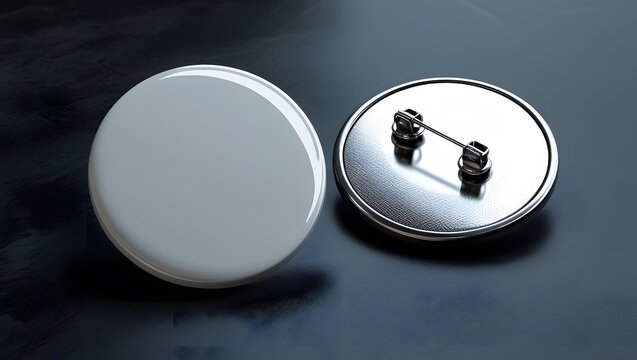 High-Quality Blank Pin Badges for Custom Designs and Branding