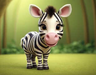 Adorable Baby Zebra