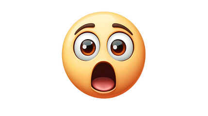 Astonishing Expression of Surprise Captured in an Iconic Emoji Format